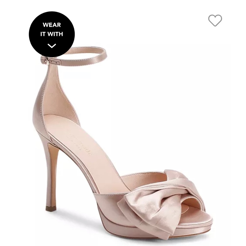 Kate Spade Blush Satin Heels